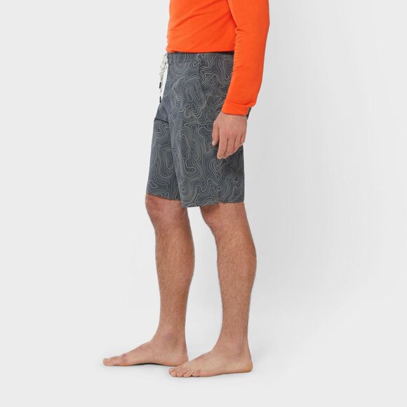 Duluths Men's AKHG Lost Lake 11" Swim Board Shorts (Size: 44, Color: Topo Print) - Picture 4 of 8